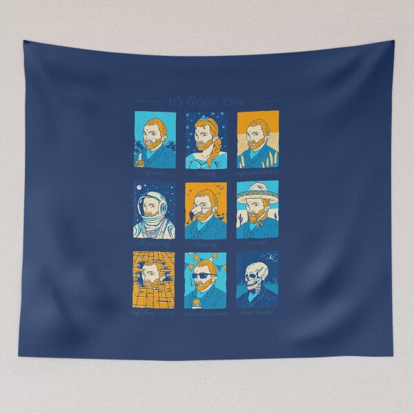 Item preview, It's Gogh Time Vincent Van Gogh Puns designed and sold by AdeLaw.