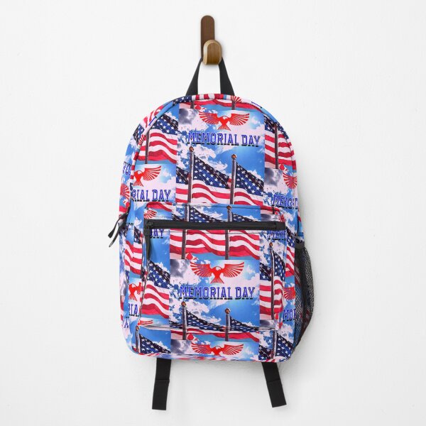 Item preview, Memorial Day Flags Eagle Sky designed and sold by teewearstyle.