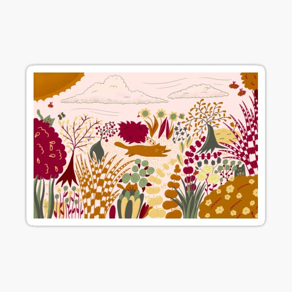 Item preview, In the Garden designed and sold by illustrations by debs.