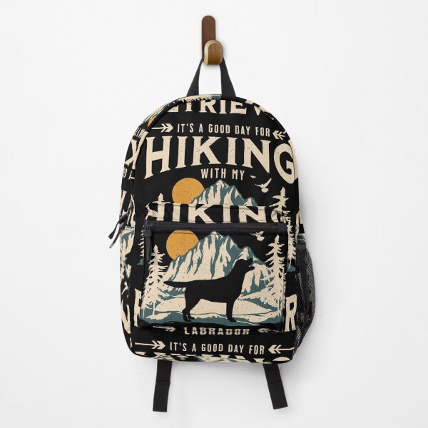 Item preview, Hiking with My Labrador Retriever | Lab Lover Dog Hiking in Mountains designed and sold by arlutai.