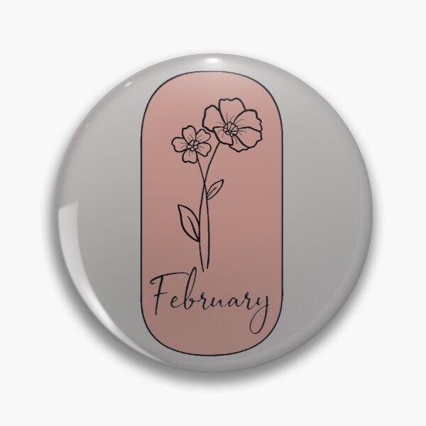 Item preview, February Birth Flower designed and sold by starsdesignsco.