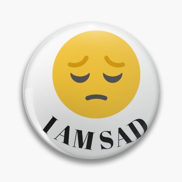 Item preview, I am sad emoji design  designed and sold by dineshshop1.