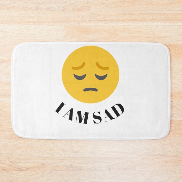 Item preview, I am sad emoji design  designed and sold by dineshshop1.
