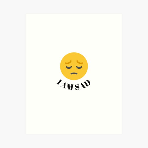 Sad Face Meme Art Prints for Sale