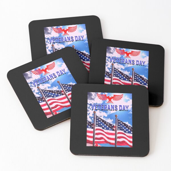 Item preview, Veterans Day Flags Eagle Sky designed and sold by teewearstyle.