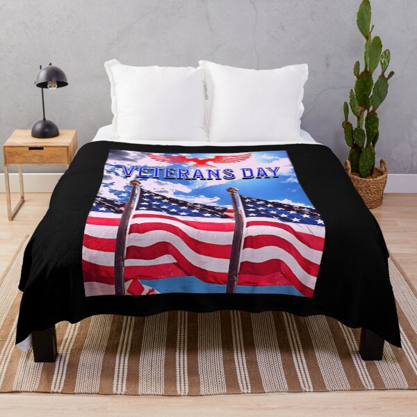 Item preview, Veterans Day Flags Eagle Sky designed and sold by teewearstyle.