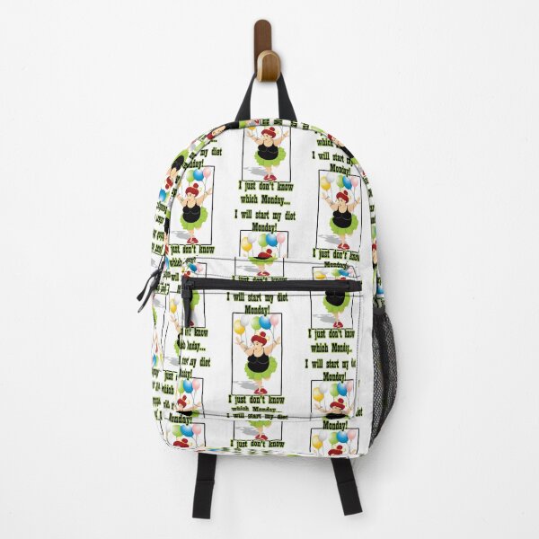 Item preview, I will start my diet Monday! I just do not know which Monday... designed and sold by JoyOfHopeStore.