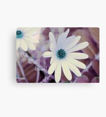 Get Well Soon ~ card Canvas Print