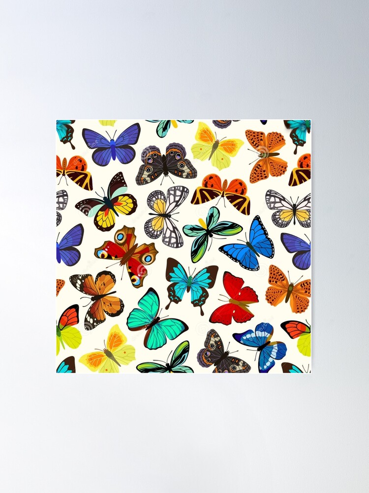 Premium AI Image  a painting of flowers and butterflies by louis vuitton