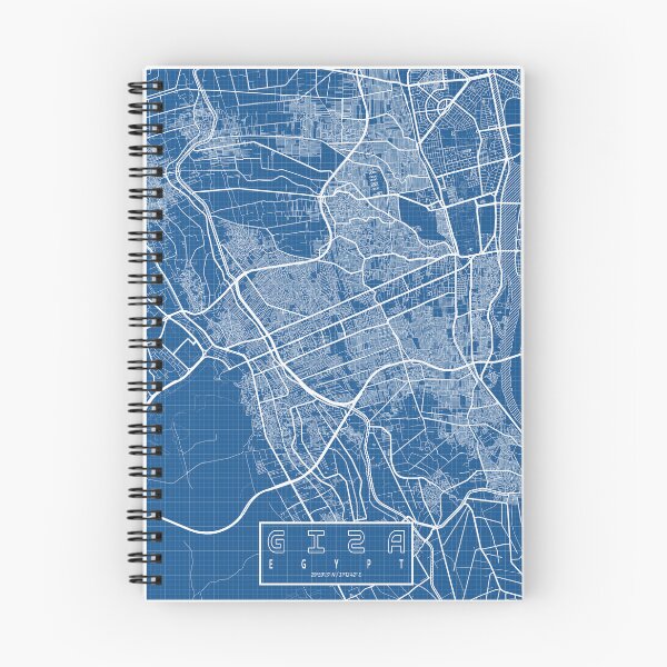 Item preview, Giza City Map of Egypt - Blueprint designed and sold by deMAP.