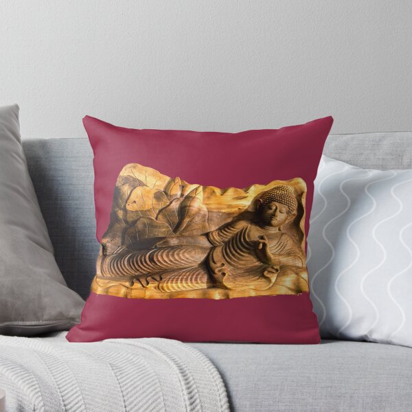 Item preview, Carved reclining Buddha designed and sold by indiafrankk.