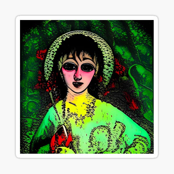 Item preview, Colorful Portrait of a Woman  designed and sold by CSturgill2.