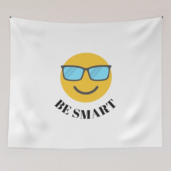 Item preview, Be smart emoji design designed and sold by dineshshop1.