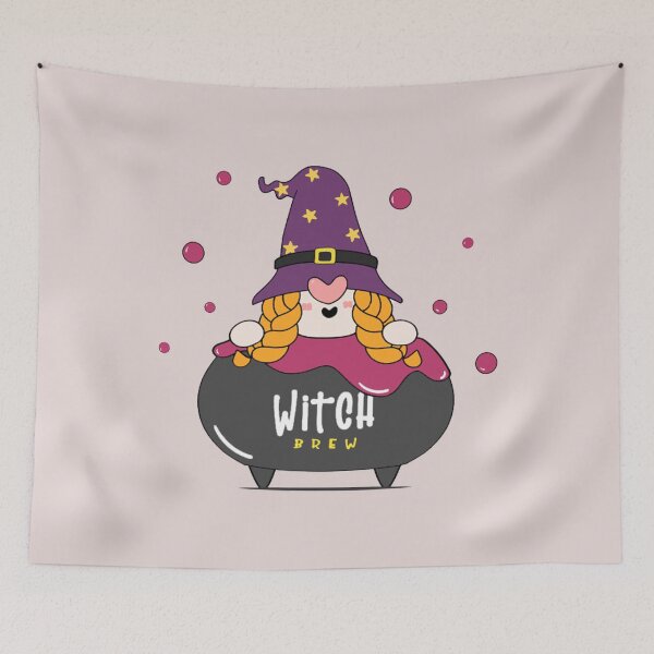Item preview, Gnome Halloween - Hanging With My Gnomies - Happy Halloween BOO - Halloween Best Friend - Witch Brew designed and sold by Viktor Kabbach.