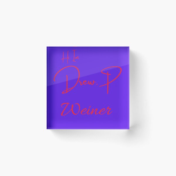 Item preview, Funny prank name tshirt.  Drew P wiener  designed and sold by Pugnaciousprint.