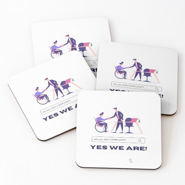 Item preview, ADA Compliant Are You ADA Compliant Yes We Are designed and sold by PODLAVADIA ⭐ ⭐ ⭐ ⭐ ⭐.