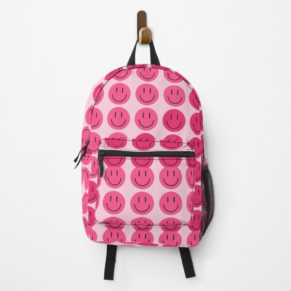 Vista previa del artículo con la obra «Útiles escolares de muy buen gusto, pijo, rosa, sonrisa, estético, degradado, cara feliz», diseñado y vendido por Inspired Life Creative .