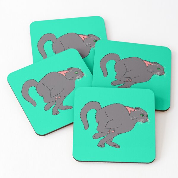 Item preview, Racing Hyper Gray Cat designed and sold by Deborah Camp.
