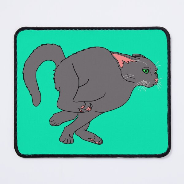 Item preview, Racing Hyper Gray Cat designed and sold by Deborah Camp.