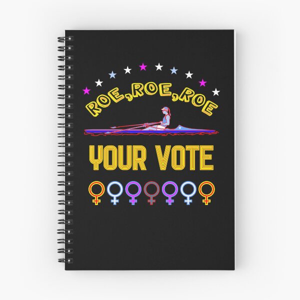 Item preview, Roe Roe Roe Your Vote, Red White Blue Rower, Stars, Femaie Symbols designed and sold by artfulnotebook.