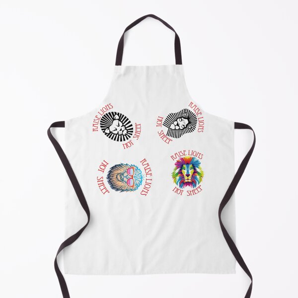 Item preview, Raise lions not sheep sticker bundle designed and sold by Nikmay Design.