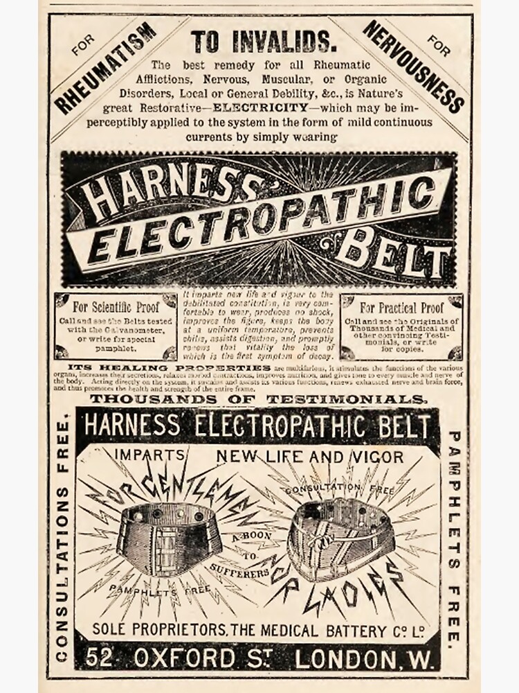 Quack Medical Shock Machine From 1899