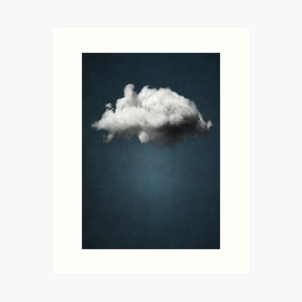 WAITING MAGRITTE Art Print