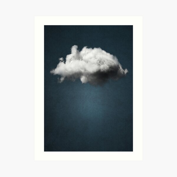 WAITING MAGRITTE Art Print