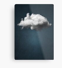 WAITING MAGRITTE Metal Print
