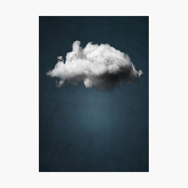 WAITING MAGRITTE Photographic Print