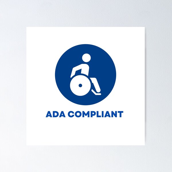 Item preview, ADA Compliant Handicap Sign Wheelchair designed and sold by PODLAVADIA ⭐ ⭐ ⭐ ⭐ ⭐.