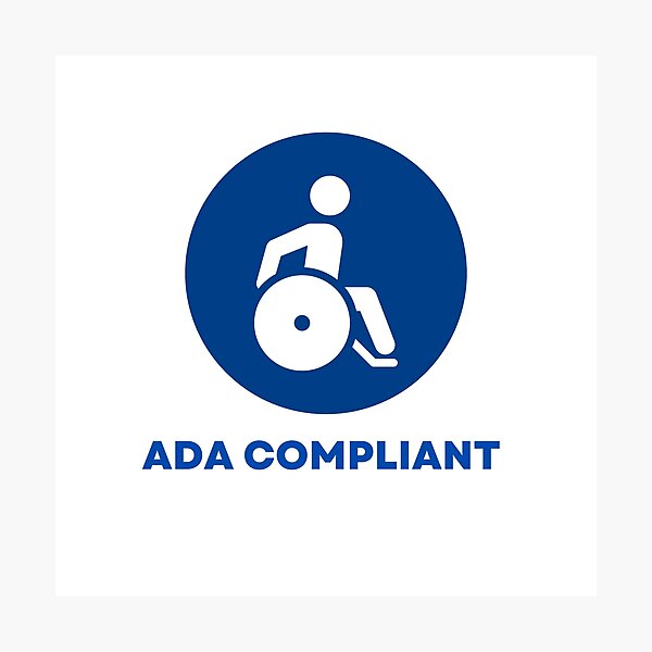 Item preview, ADA Compliant Handicap Sign Wheelchair designed and sold by PODLAVADIA ⭐ ⭐ ⭐ ⭐ ⭐.