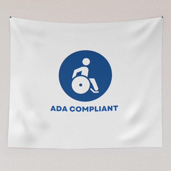 Item preview, ADA Compliant Handicap Sign Wheelchair designed and sold by PODLAVADIA ⭐ ⭐ ⭐ ⭐ ⭐.