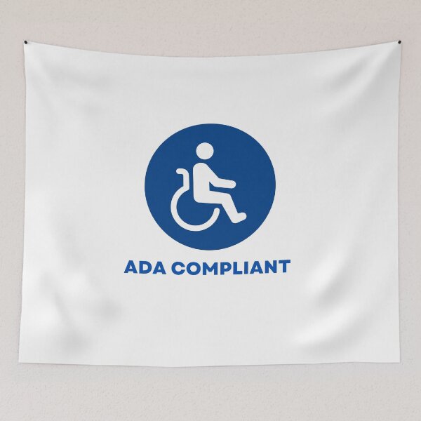 Item preview, ADA Compliant Handicap Sign Wheelchair designed and sold by PODLAVADIA ⭐ ⭐ ⭐ ⭐ ⭐.