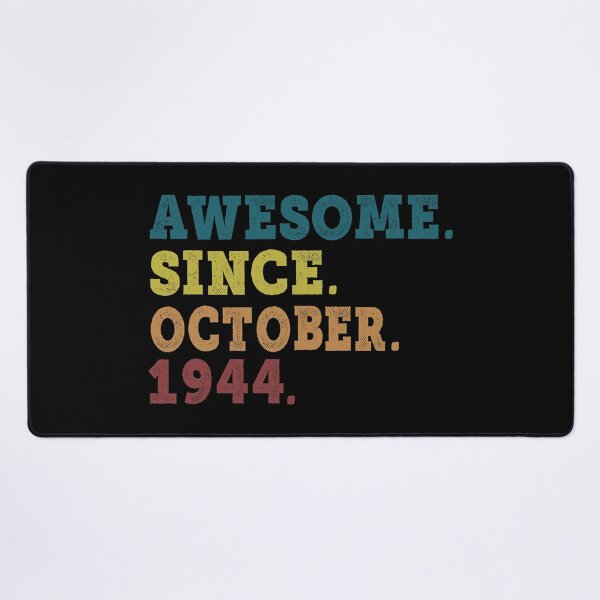 Item preview, Awesome Since October 1944 Retro Vintage 78th Birthday Gift designed and sold by designbychow.