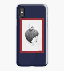 Little Girl & Mouse iPhone Case