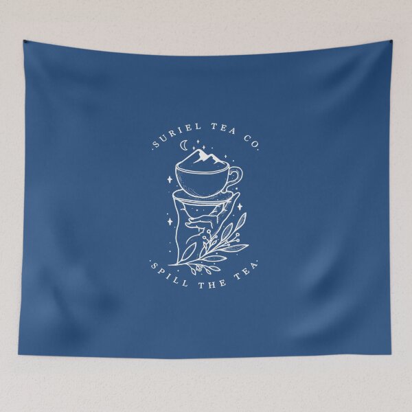 Item preview, Suriel Tea Co Acotar Spill The Tea Fun Tea Drinker Tea Lover designed and sold by AmanDapqw.