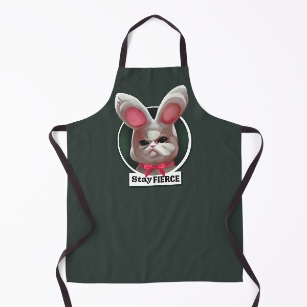 Item preview, Stay fierce plush funny rabbit designed and sold by Meakm-art.