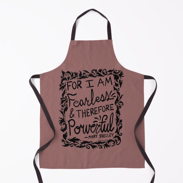 Item preview, For I Am Fearless & Therefore Powerful - Mary Shelley Quote - Copper Rose designed and sold by EcoElsa.