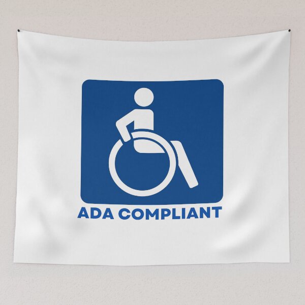 Item preview, ADA Compliant Handicap Sign Wheelchair designed and sold by PODLAVADIA ⭐ ⭐ ⭐ ⭐ ⭐.