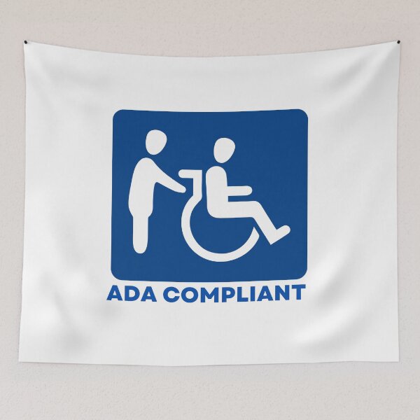 Item preview, ADA Compliant Handicap Sign Wheelchair designed and sold by PODLAVADIA ⭐ ⭐ ⭐ ⭐ ⭐.