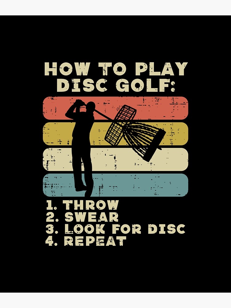 Disover How To Play Disc Golf Sunset Retro Frisbee Golfing Golfer Pullover Canvas