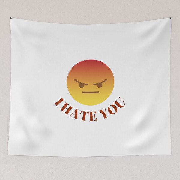 Item preview, I hate you emoji designed and sold by dineshshop1.