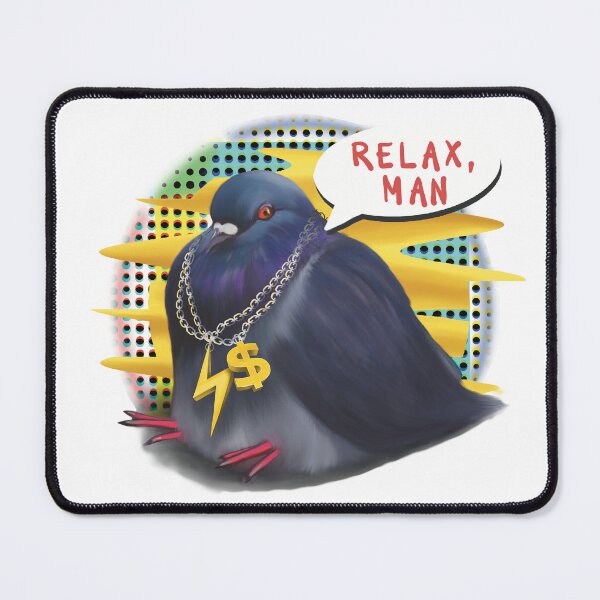 Item preview, Relax man cool pigeon designed and sold by Meakm-art.