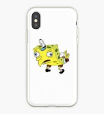 Mocking Spongebob iPhone Case