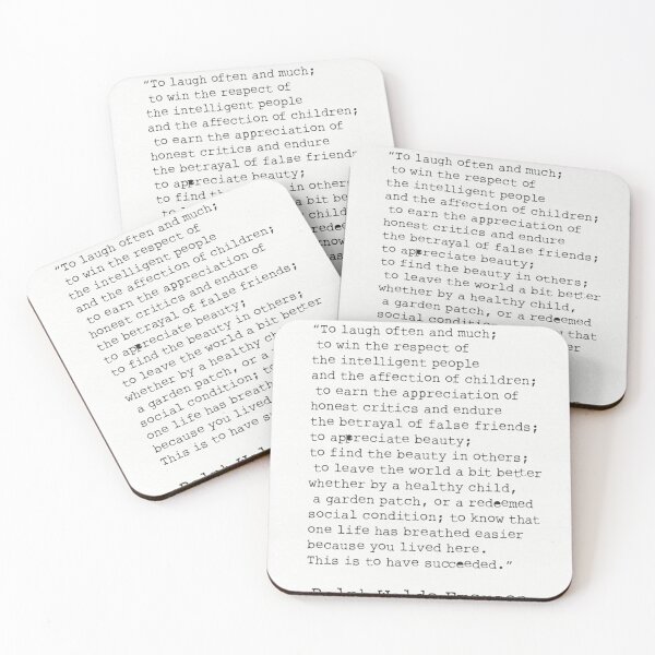 Item preview, “To Laugh Often And Much;&Quot; Ralph Waldo Emerson Quote  designed and sold by NatalieMarx.