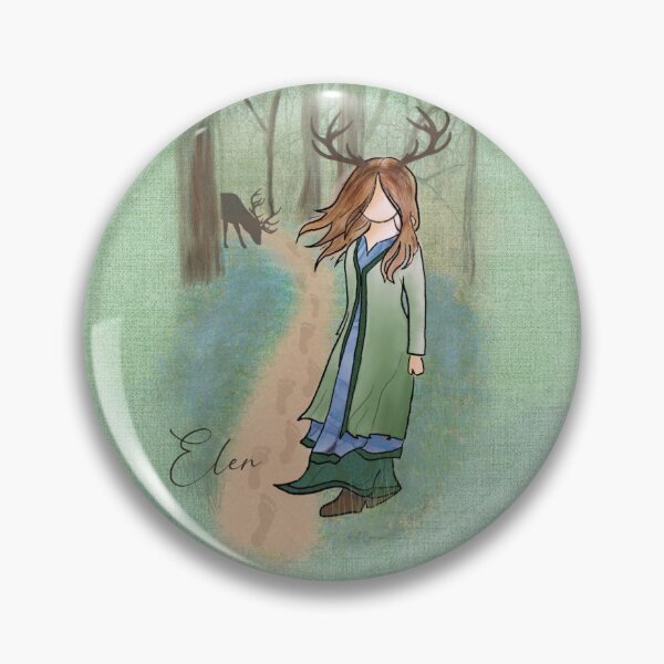 Item preview, Elen of the Ways, Horned Goddess of the Track designed and sold by Kelli Cymraes Lincoln.