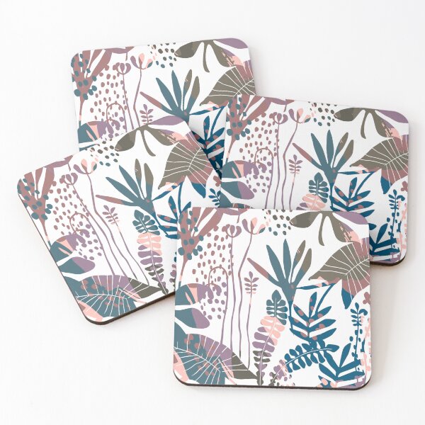 Item preview, Vintage Blue Tropical Forest Garden designed and sold by BhavyaBathla.