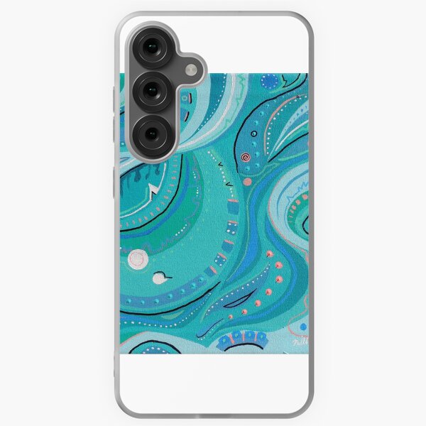 Wish 7 Turquoise and Rose Samsung Galaxy Soft Case