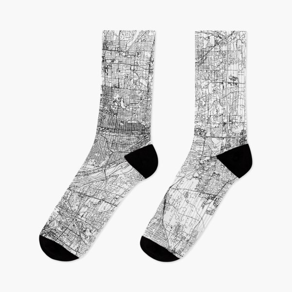 Aperçu de l'œuvre Saint Paul White Map créée et vendue par multiplicitymap.